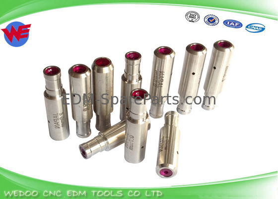 EDM Z140 1.0 mm Máy khoan phụ tùng Ruby đường dẫn ống với 8 * 6 * 30mmL