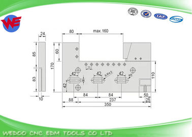 SV280-100mm 120MM SV280-150mm Giá đỡ Jig Kẹp dây cố định EDM CNC Steel Vise